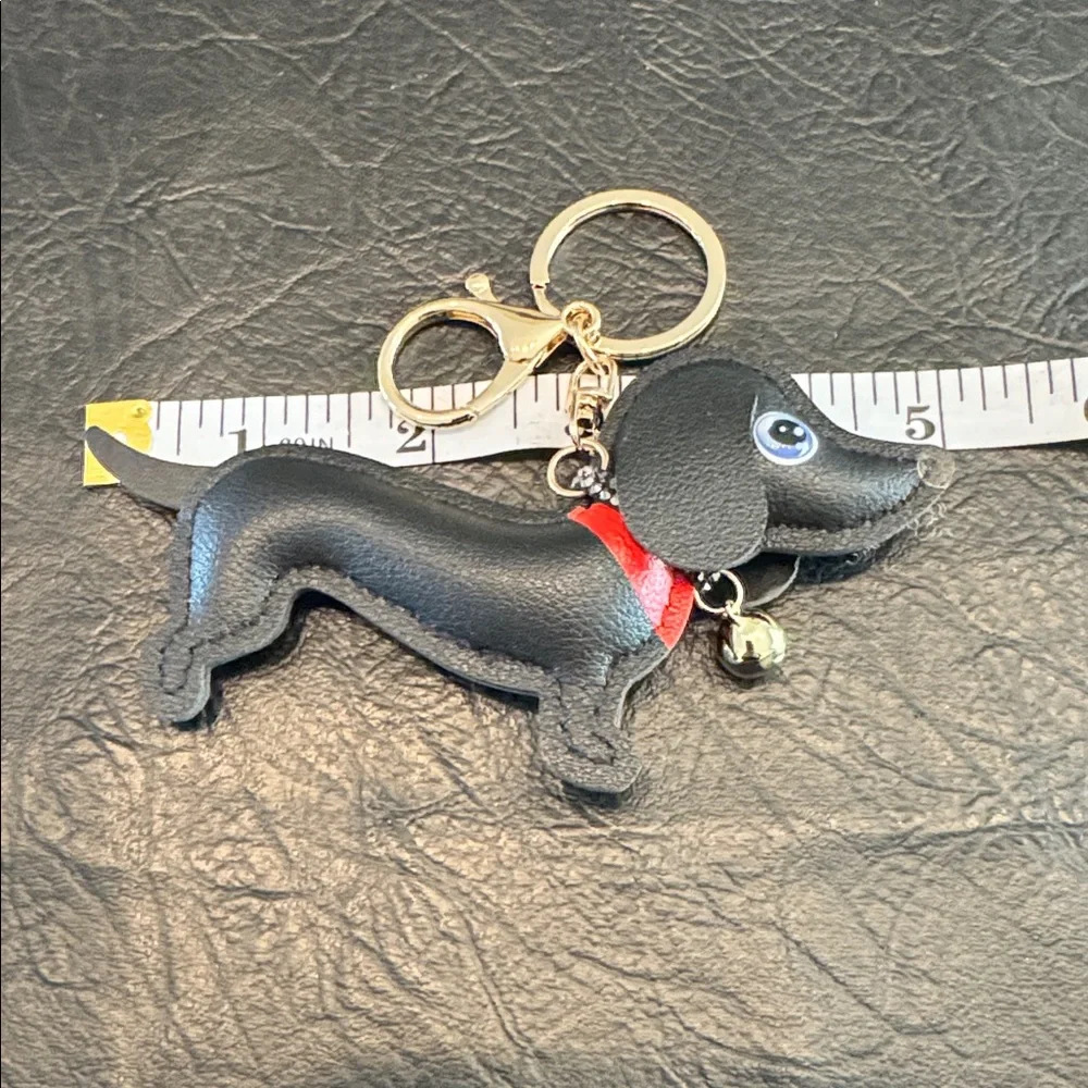Dachshund Dog Keychain Bag Charm, NEW